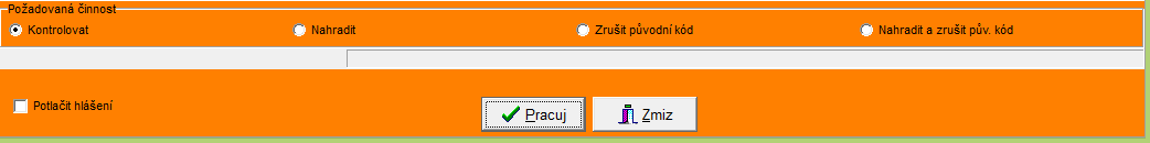 Zjištění, kolikrát je použit původní kód v jednotlivých tabulkách 