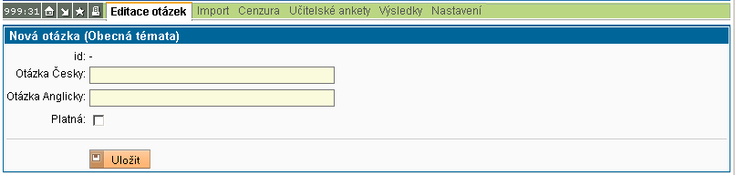 Obecná témata Obecná témata