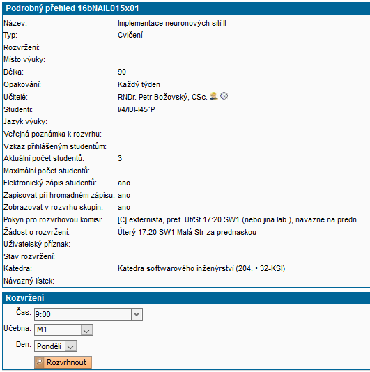 Potvrzení rozvržení s možností úprav Potvrzení rozvržení s možností úprav