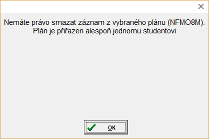 Změna SZ v přiřazeném plánu - Koordinátor