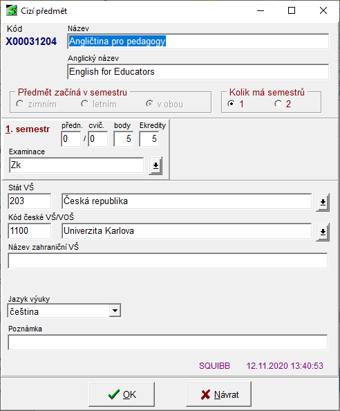 Oprava cizího předmětu Oprava cizího předmětu
