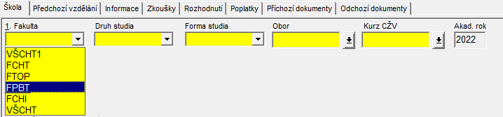Ostatní VŠ Ostatní VŠ