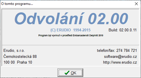 O odvolání O odvolání