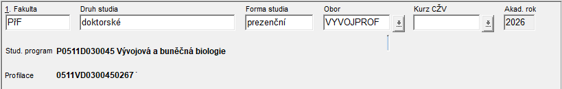 nové akreditace s profilací nové akreditace s profilací